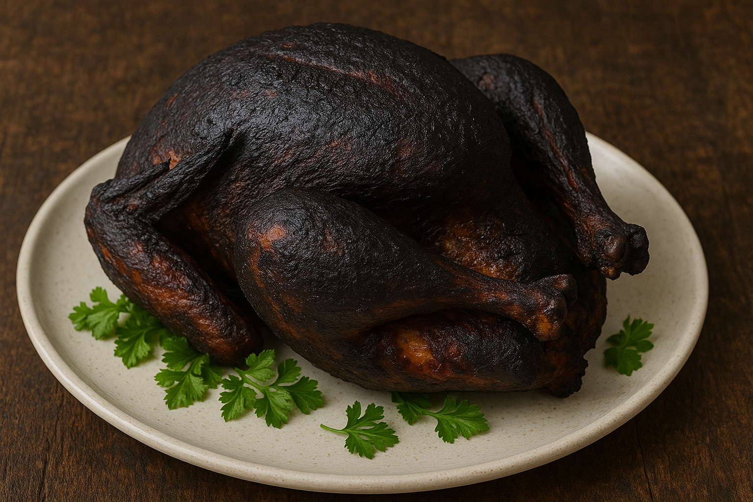 Pavo quemado