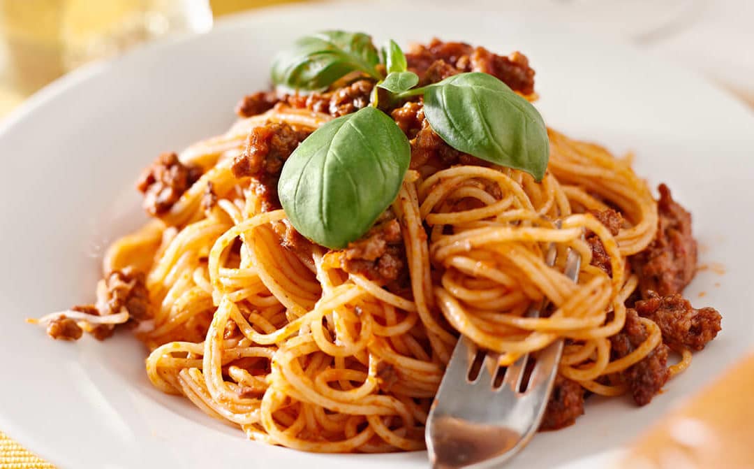 spaghetti a la boloñesa
