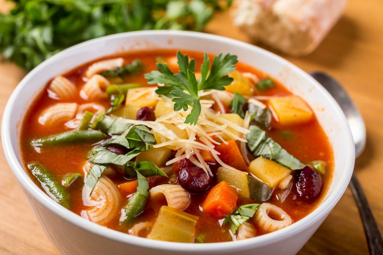 sopa minestrone