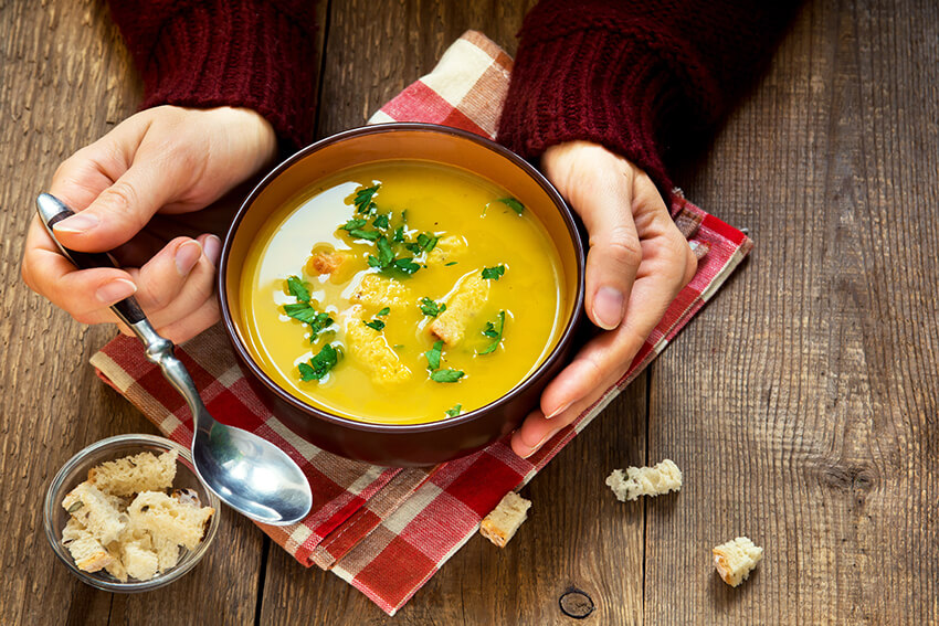Sopas para días fríos