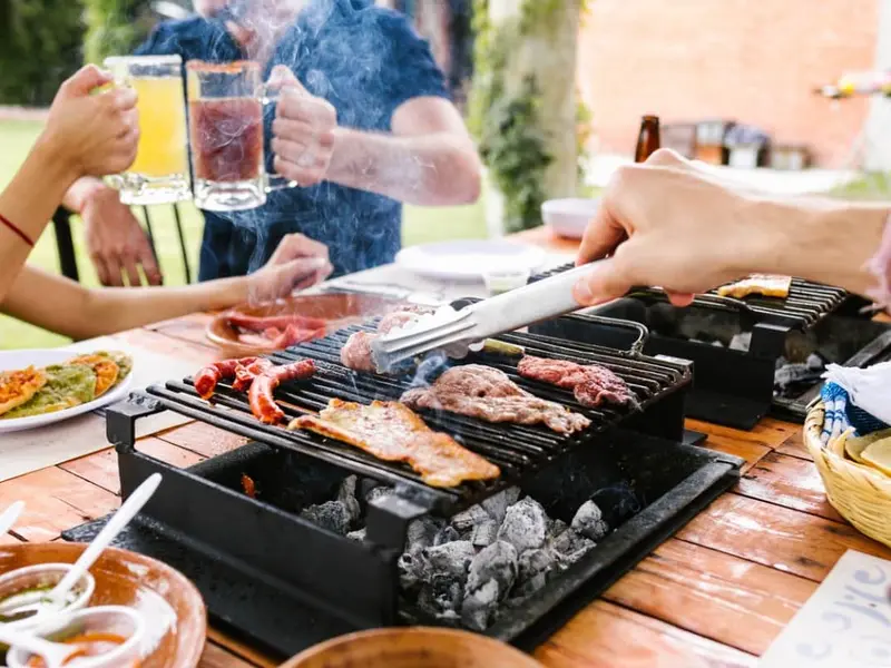 cocinando a la parrilla